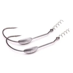 Svartzonker Offset Hook Zink 2-pack
